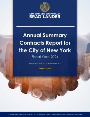Annual Summary Contracts Report for the City of New York Fiscal Year 2024