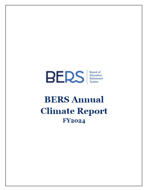 BERS Annual Climate Report FY2024